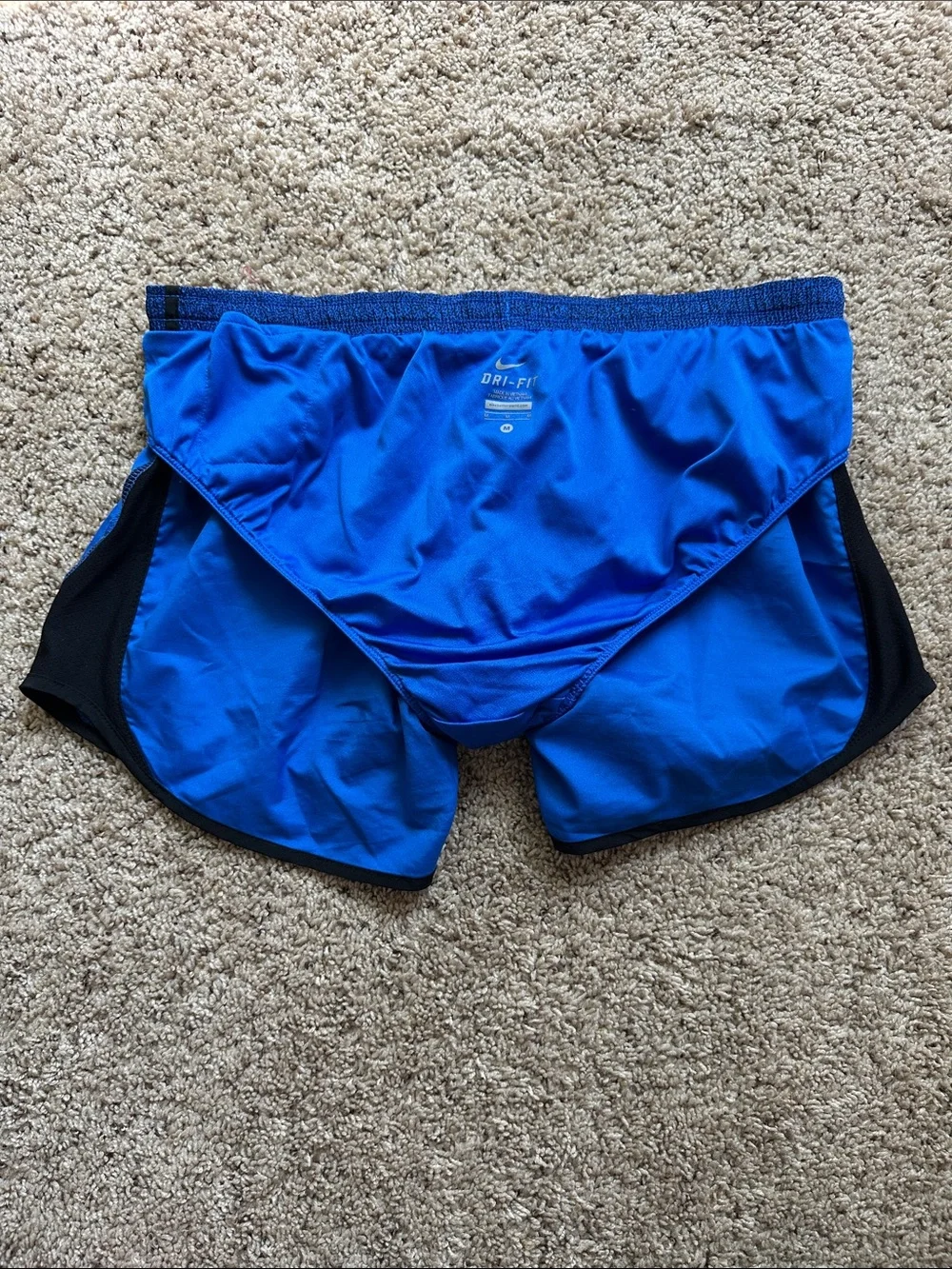 Nike Dri-Fit Running Shorts, royal blue with black, Size M - Picture 7 of 7